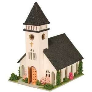  Dollhouse Miniature 1/144 Scale Country Church Kit Toys 