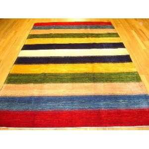   Hand Knotted Gabbeh Persian Rug   103x60:  Home & Kitchen