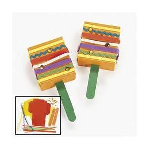  MAKE YOUR OWN MARACAS CRAFT KIT (6 PIECES) Toys & Games