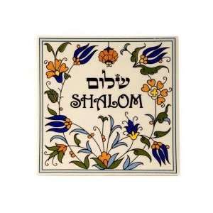  Tile Shalom Square White Ceramic (6x6)