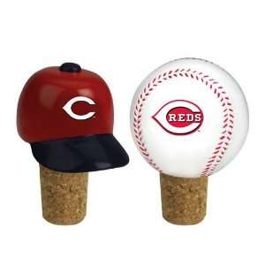 Cincinnati Reds MLB Wine Bottle Cork Set (2.25)  Sports 