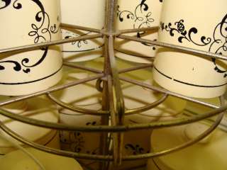 1950s Vintage Carousel Spice Rack With Canisters  