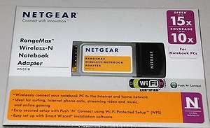   WIRELESS N ADAPTER WN511B RANGEMAX PCMCIA WIRELESS NETWORK LAPTOP CARD