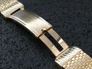   NOS 16mm 5/8 Champion USA Gold Filled Mesh 1960s Vintage Watch Band