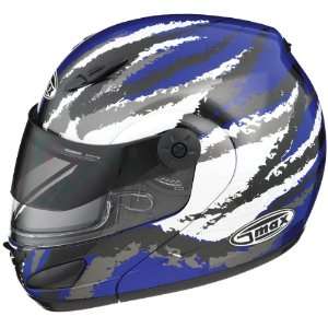  GMax GM44S VOLTAGE Snowmobile Helmet BLUE Graphics Sports 
