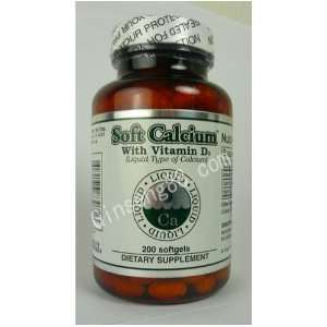  A899 (Nutri Rich) Soft Calcium with Vitamin D3 300mg 200 