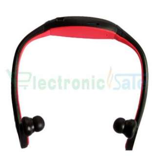Sports Wireless Headphone Earphone MP3 Player Support UP SD TF Card 