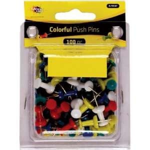  Push Pins 100Pc Clear Case Pack 72 Electronics