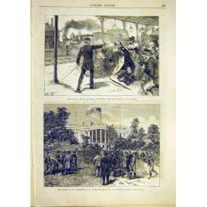   Assasination Garfield United States White House 1881
