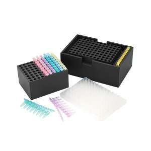 PCR plate block for 96 well PCR plates. Double block  