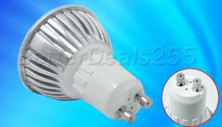 3W GU10 High Power focus LE D Dimmable Warm White spot Lamp Light 