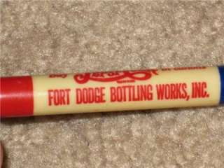 1930s Pepsi Cola Double Dot Bullet Pencil Ft Dodge Bottling Works 