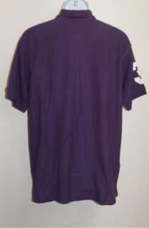 NWT BEVERLY HILLS POLO CLUB Mens Purple Polo Shirt Small Large  