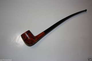 Briar Rustic Straight Stem Tobacco Pipe 11  