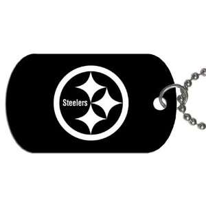  Steelers pittsburgh Dog Tag with 30 chain necklace Great 