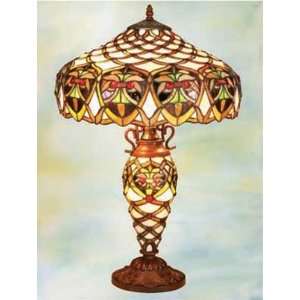  Tiffany Style Stained Glass Table Desk Lamp T1647: Office 
