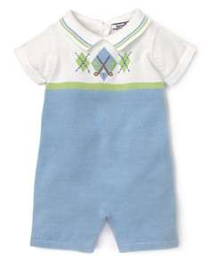 Hartstrings Infant Boys Sweater Romper   Sizes 0 12 Months