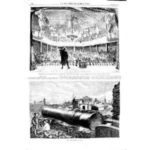  1860 SOLDIERS THEATRE CHALONS CAMP MONS MEG EDINBURGH 