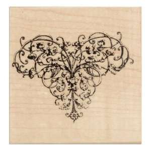  Hampton Art Wood Mounted Rubber Stamp Love Fluff Large By 