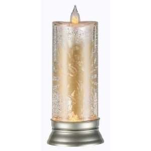   Inspirational Angel Glitter Christmas Candles 8.25
