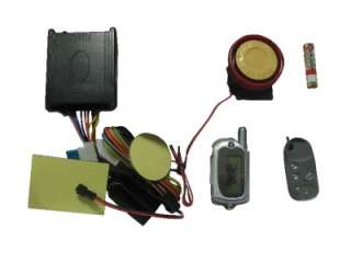   Security Alarm and starter System w/ lcd remote + xtra remote  