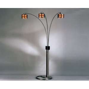  Display 3 Light Arc Floor Lamp: Home & Kitchen