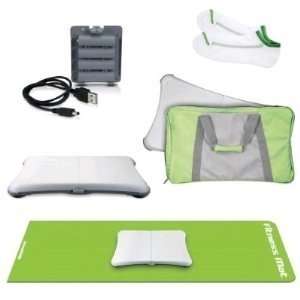  5 in 1 Wii Fit Bundle Includes Step Holsters Socks 