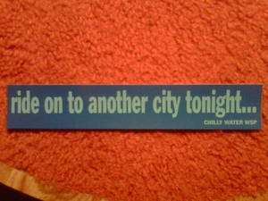 Widespread Panic Chilly Water Sticker  
