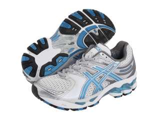 New Asics Gel Kayano 16 Running Shoes White Blue Womens  