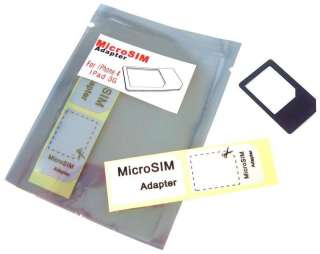 US 10 x Micro to Mini Sim Card Adapter 4 iPhone 4G iPad  