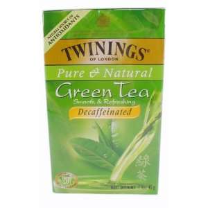 Twinings   Decaffeinated Green Tea   6 Units / 20 bag:  
