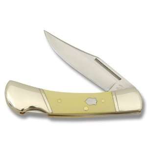 Rough Rider Lockback with Yellow Composition Handle