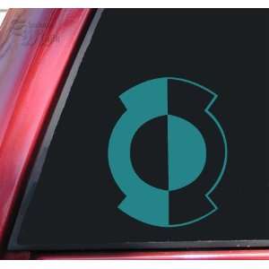  Green Lantern Symbol #1 Vinyl Decal Sticker   Teal 