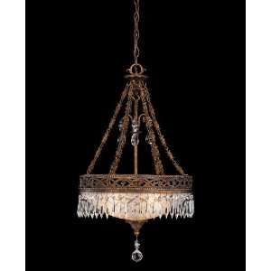  Pendant   Distressed Antique Bronze with Clear Cut 