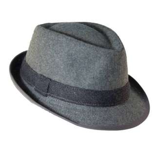 Dorfman Pacific Herringbone Fedora Hat for Men  