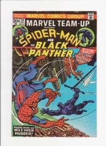 Marvel Team Up #20 SPIDER MAN AND BLACK PANTHER  
