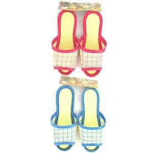    12 Pairs of Assorted Colors & Sizes Slippers