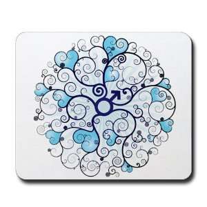  Mousepad (Mouse Pad) Male Love Peace Symbol: Everything 