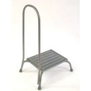 Safety Step Medical Bariatric Step with Handle   Black   36H x 25W x 