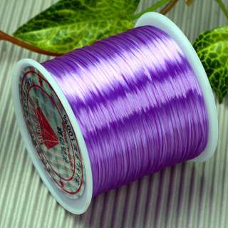   10 Roll Elastic Stretch Thread Cord For Bracelet Jewelry Making 0.5mm