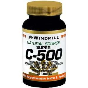   Windmill Super C 500 100 Tablets   Pack of 2