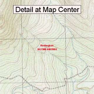 USGS Topographic Quadrangle Map   Redington, Maine (Folded/Waterproof)