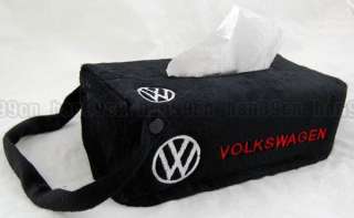 The tissue box cover can be hung on the back of a car seat by the 