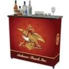 Trademark Anheuser Busch A & Eagle 2 Shelf Portable Bar w/ Case