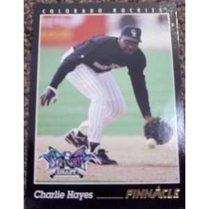 1993 Pinnacle Charlie Hayes # 447 MLB Baseball Draft Card  