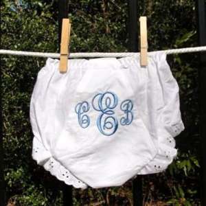 Personalized Fancy Pants DIAPER COVER bloomers MONOGRAM  