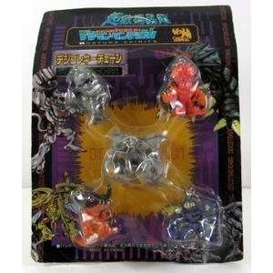 Digimon Pendulum Nature Spirits 5 Piece Keychain Set PVC Figurine Set 