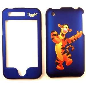  Tigger Blue iPhone 3 3G Faceplate Case Cover Snap On Cell 