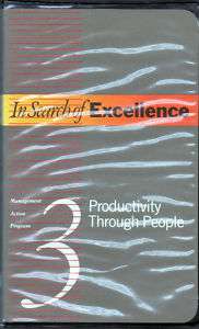 In Search of Excellence (VHS) Tape 3   Productivity Through People 
