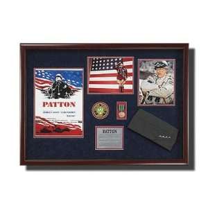  Framed Patton Memorabilia